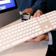 Illustration for article titled Hands-on With the Slim Aluminum Apple Keyboards